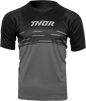THOR Assist Shiver Short-Sleeve Jersey - Black/Gray - XS 5120-0168