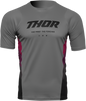 THOR Assist React Short-Sleeve Jersey - Gray/Purple - XS 5120-0174