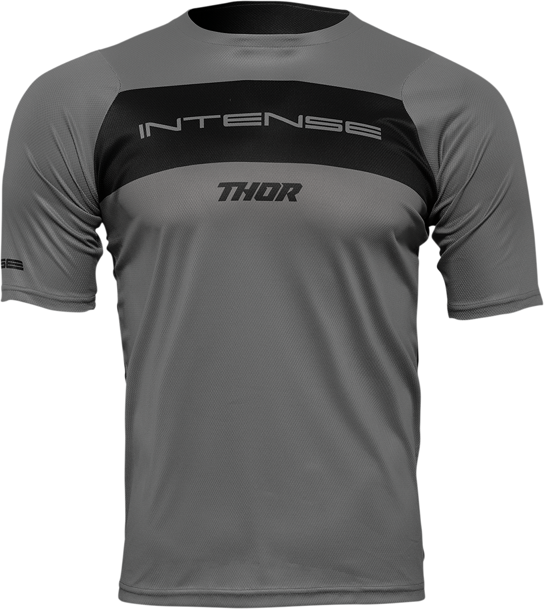 THOR Intense Assist Dart Short-Sleeve Jersey - Gray/Black - Large 5120-0159