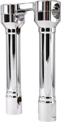 THRASHIN SUPPLY CO. Hole Shot Risers - 8" - Chrome TSC-8100-3
