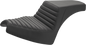 SADDLEMEN Step-Up Seat - Front Tuck-n'-Roll/Rear Smooth - Black - Chief I21-04-171
