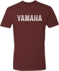 Yamaha Heritage T-Shirt by Yamaha Apparel - Maroon, Medium, Part Number NP21S-M1965-M