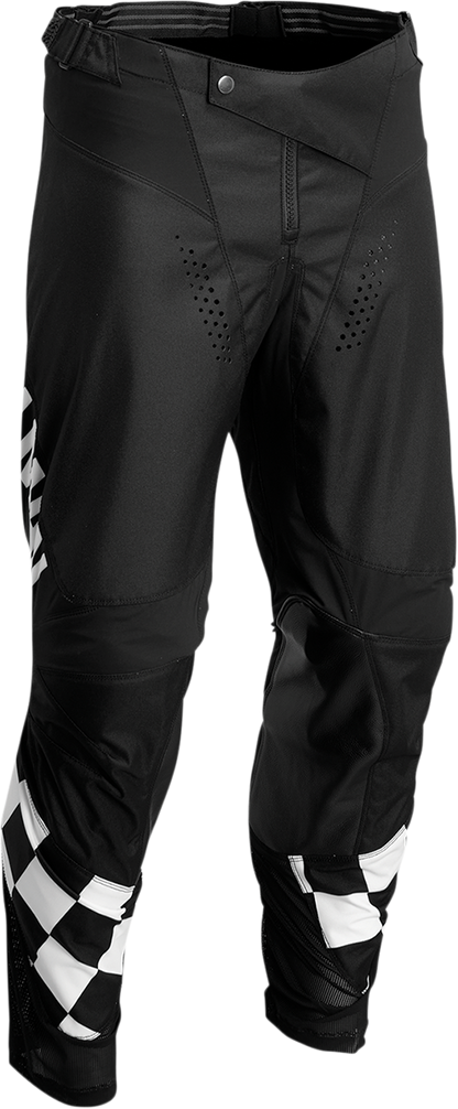 THOR Hallman Differ Cheq Pants - Black/White - US 28 2901-9516
