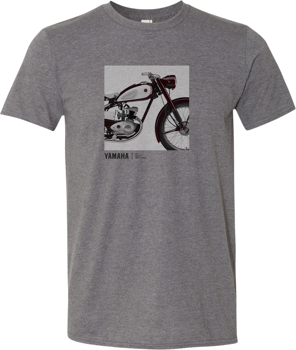 Yamaha Apparel Yamaha Classic T-Shirt - Heather Graphite - Medium (Part NP21A-M1799-M)
