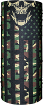 ZAN HEADGEAR Motley Tube® Polyester Neck Tube - Woodland Camo Flag T460
