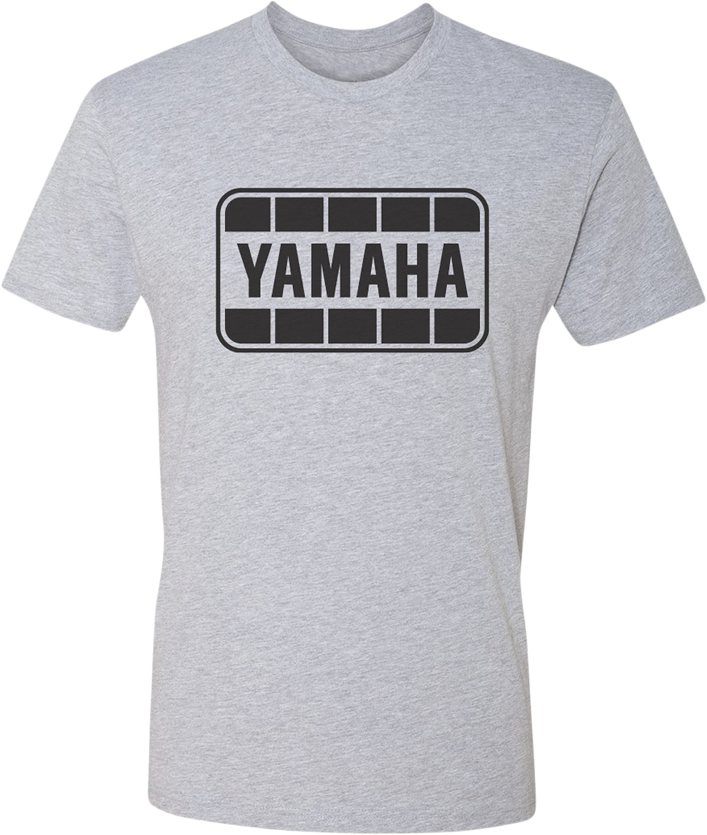 Yamaha Apparel Yamaha Retro T-Shirt - Gray/Black, Medium - Official Licensed Product