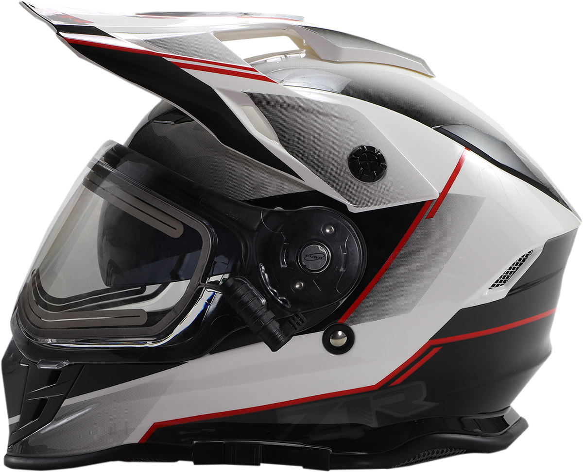 Z1R Range Snow Helmet - Bladestorm - Electric - Dual Pane - Black/Red/White - XS 0101-14053