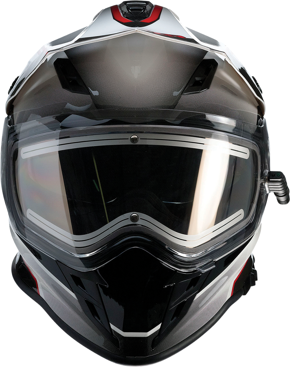 Z1R Range Snow Helmet - Bladestorm - Electric - Dual Pane - Black/Red/White - XS 0101-14053