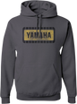 Yamaha Apparel Yamaha Retro Hoodie - Charcoal - 2XL (Part Number: NP21S-M1971-2X)