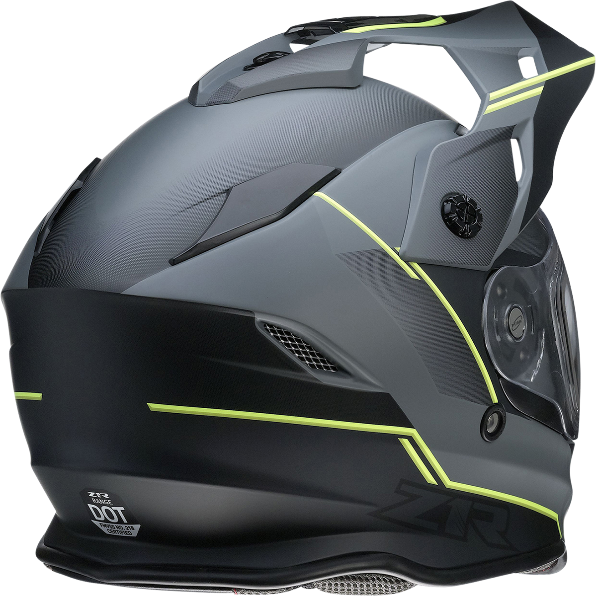Z1R Range Snow Helmet - Bladestorm - Electric - Dual Pane - Gray/Black/Hi-Viz Yellow - Small 0101-14066