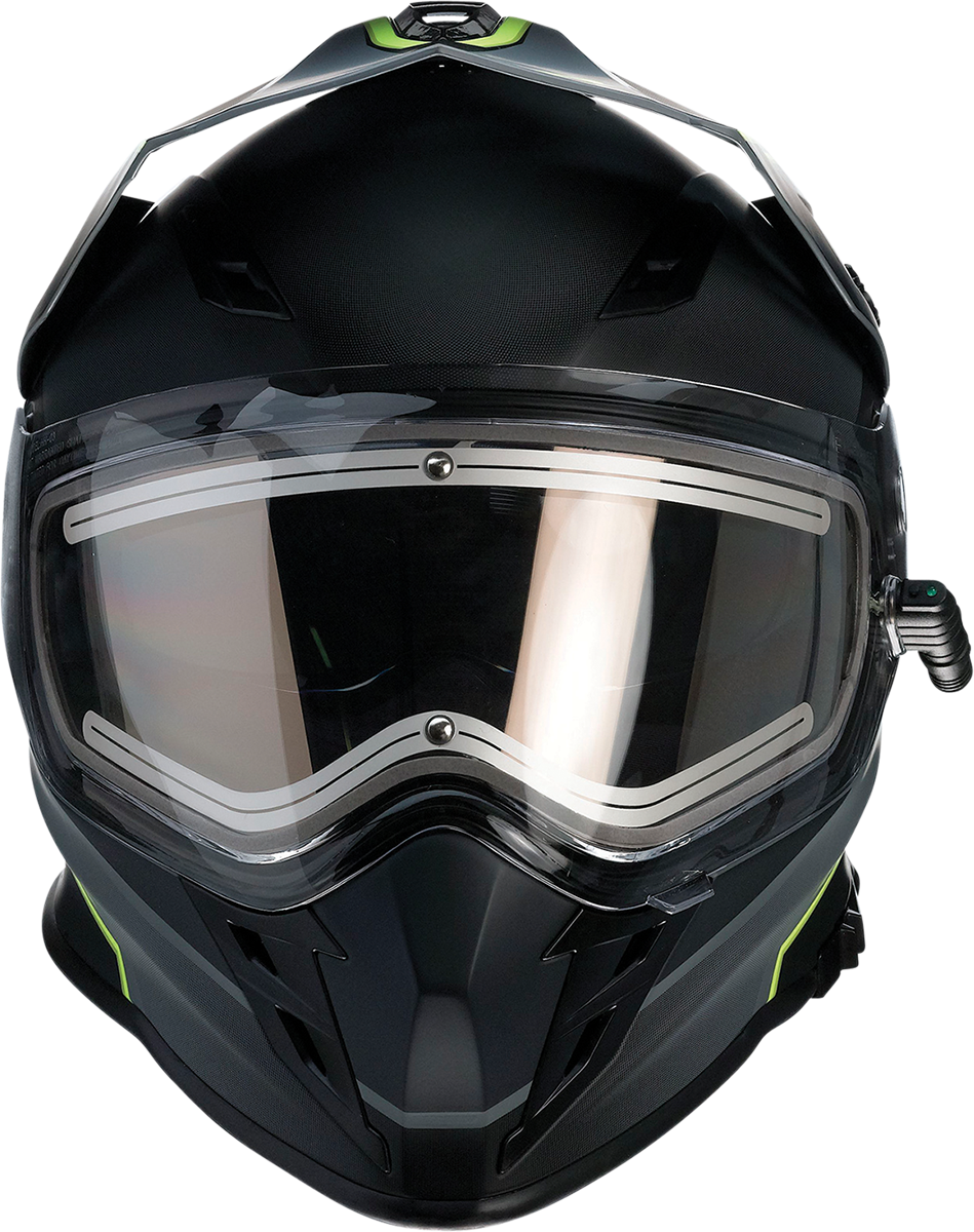 Z1R Range Snow Helmet - Bladestorm - Electric - Dual Pane - Gray/Black/Hi-Viz Yellow - Small 0101-14066