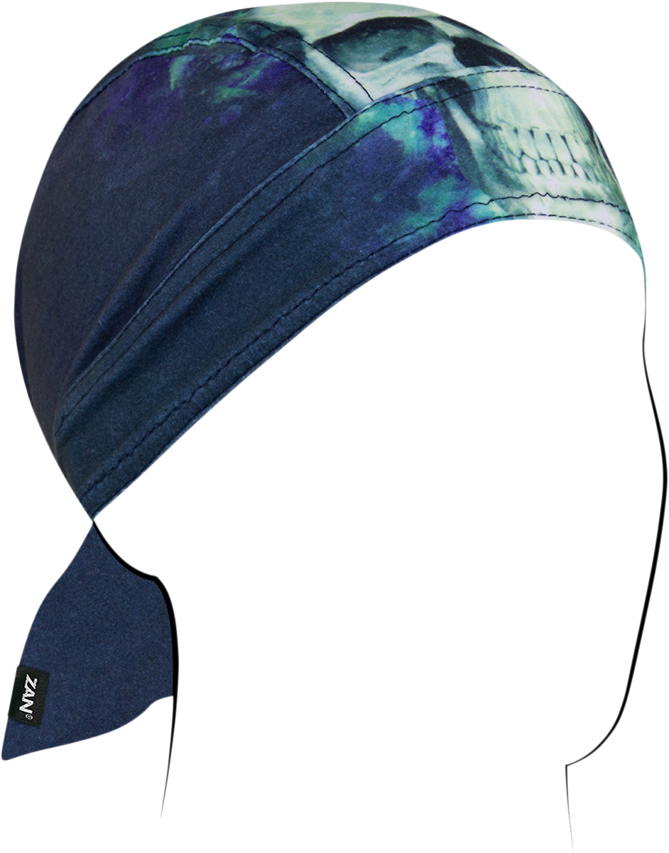 ZAN HEADGEAR Flydanna® SportFlex® Paint Skull - Comfortable Head Cover with UV Protection