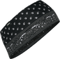 ZAN HEADGEAR SportFlex® Headband Black Paisley HBL101 – Comfortable Fit with UV Protection