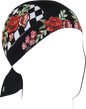 ZAN HEADGEAR Flydanna SportFlex Checkered Floral ZL421 - Comfortable UV Protection Headwear