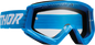 THOR Combat Goggle - Racer - Blue/White - Clear Lens 2601-2708