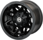 Moose Offroad 416X Rear Wheel - 12x8 Inches, Black Finish, 4/156 Bolt Pattern, Part #416MO128156MB4