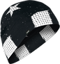 ZAN HEADGEAR SportFlex® Beanie Black & White Flag WHLL091