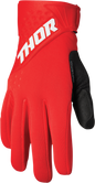 THOR Spectrum Cold Weather Gloves - Red/White - Large 3330-6761