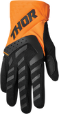 THOR Youth Spectrum Gloves - Orange/Black - Large 3332-1616