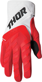 THOR Spectrum Gloves - Red/White - Medium 3330-6839