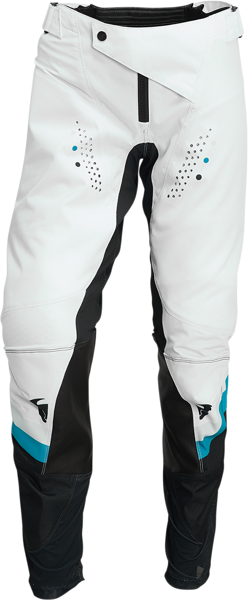 THOR Women's Pulse Rev Pants - White/Midnight - US 5/6 2902-0290