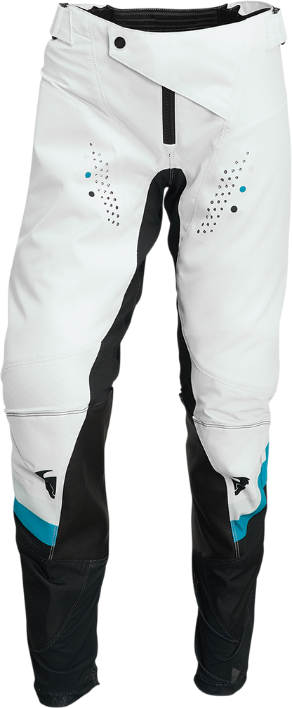 THOR Women's Pulse Rev Pants - White/Midnight - US 5/6 2902-0290