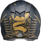 Z1R Warrant Helmet - Sombrero - Black/Gold - Small 0101-14171