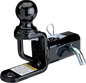MOOSE OFFROAD Trio Hitch - 2" - Ball Mount - 3" Rise TMP2