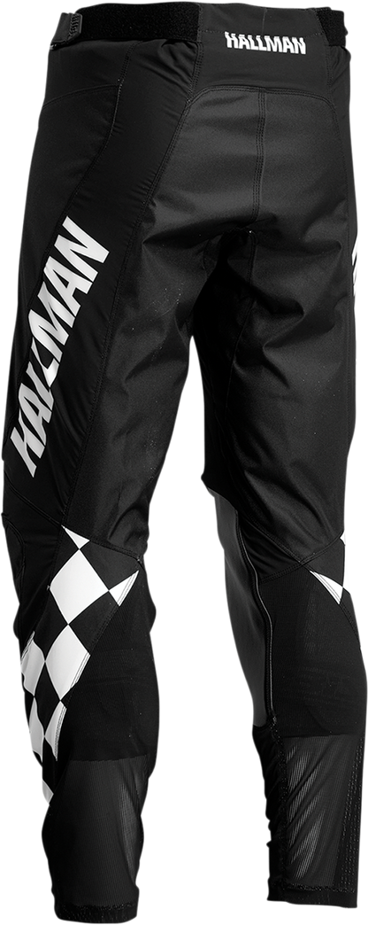 THOR Hallman Differ Cheq Pants - Black/White - US 34 2901-9519