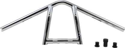 BURLY BRAND Jim Handlebar - 9" - Chrome B12-6040C