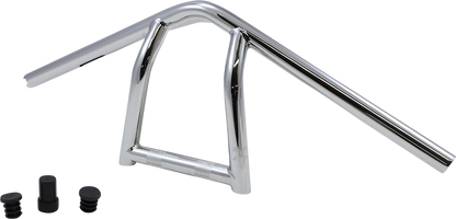 BURLY BRAND Jim Handlebar - 9" - Chrome B12-6040C
