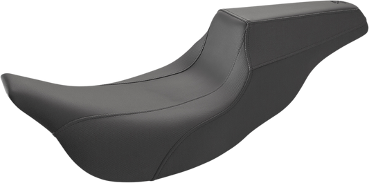 SADDLEMEN FXR Division Signature Series Seat - Black w/ Gripper - FLH/FLT '08-'23 FD80807