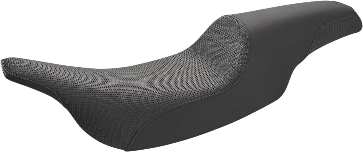 SADDLEMEN Profiler™ Basketweave Seat - Black - FLH/FLT '97-'07 897-07-147