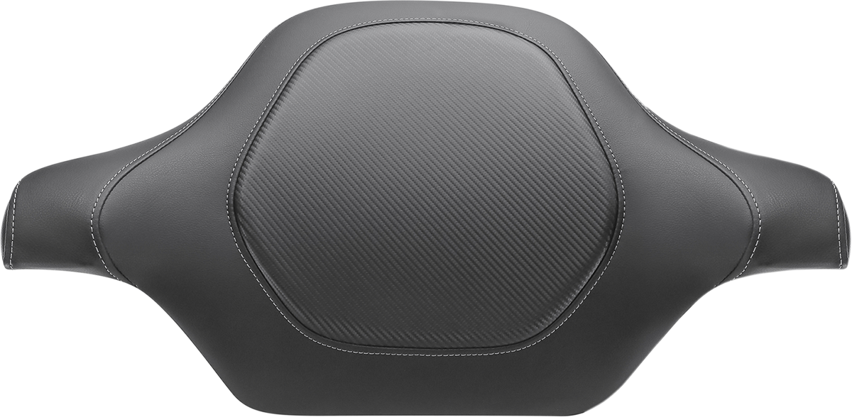 SADDLEMEN Tour-Pak® Backrest Pad Cover - RoadSofa™ Seat - Carbon Fiber - FLH/FLT '90-'13 90-11884CF