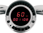 DAKOTA DIGITAL Big Dog Direct Plug-In Speedometer - Red LED BD-140-R