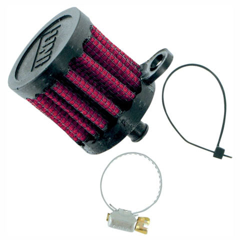 UNI Filter UP-122 Breather Filter, 1 1/2 inch O.D. x 1 1/2 inch Length with 3/8 inch Push-In Connection