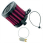 UNI FILTER UP-124 Breather Filter, 1.5-inch OD x 1.5-inch Length with 5/8-inch Push-In Connection