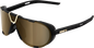 100% Westcraft Sunglasses - Soft Tact Black - Soft Gold Mirror Lens 61046-258-01