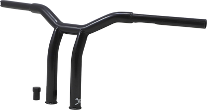 BURLY BRAND Dominator Handlebar - Raked - 10" - Black B12-6051B