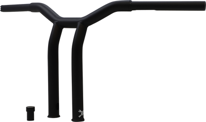 BURLY BRAND Dominator Handlebar - Raked - 12" - Matte Black B12-6052SB