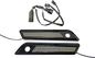 CUSTOM DYNAMICS Latch Light - Saddlebag - Dual Color - Smoke - Black CD-SBL-DC4-SB