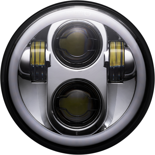 CUSTOM DYNAMICS Headlight - Chrome CD-575-H-C