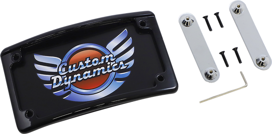 CUSTOM DYNAMICS License Plate Frame - LED - Black LPF-RAD-CVO-B