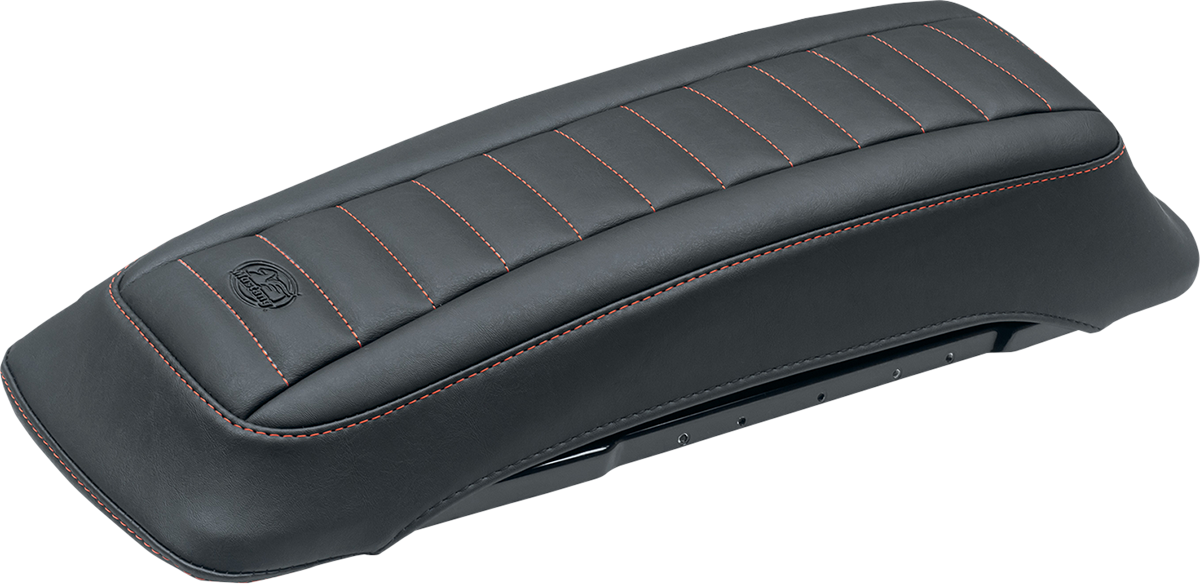 MUSTANG Saddlebag Lid Covers - Black/Red - FL '93-'13 77637AB