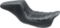 MUSTANG Squareback One-Piece Seat - Tuck and Roll - Black w/ Gun Metal Stitching - FL '08-'25 75239GM