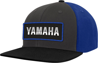 Yamaha Apparel Yamaha Patch Hat - Graphite and Blue NP21A-H2690