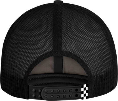 Yamaha Apparel Yamaha Speed Hat - Black and Red Snapback Cap (Part Number NP21A-H2739)