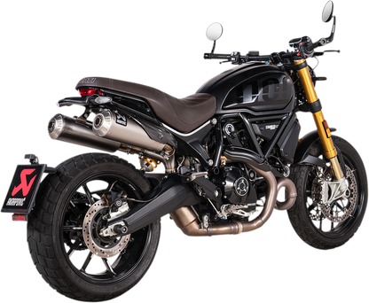 AKRAPOVIC Slip-On Muffler - Titanium S-D11SO13-HBFGT