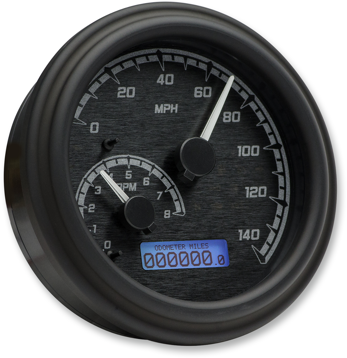 DAKOTA DIGITAL MVX Series Analog Gauge System - Black/Gray/Black MVX-2002-KG-K