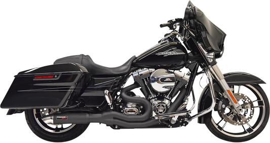BASSANI XHAUST 2:1 Exhaust - Hotrod - Black 1F67B